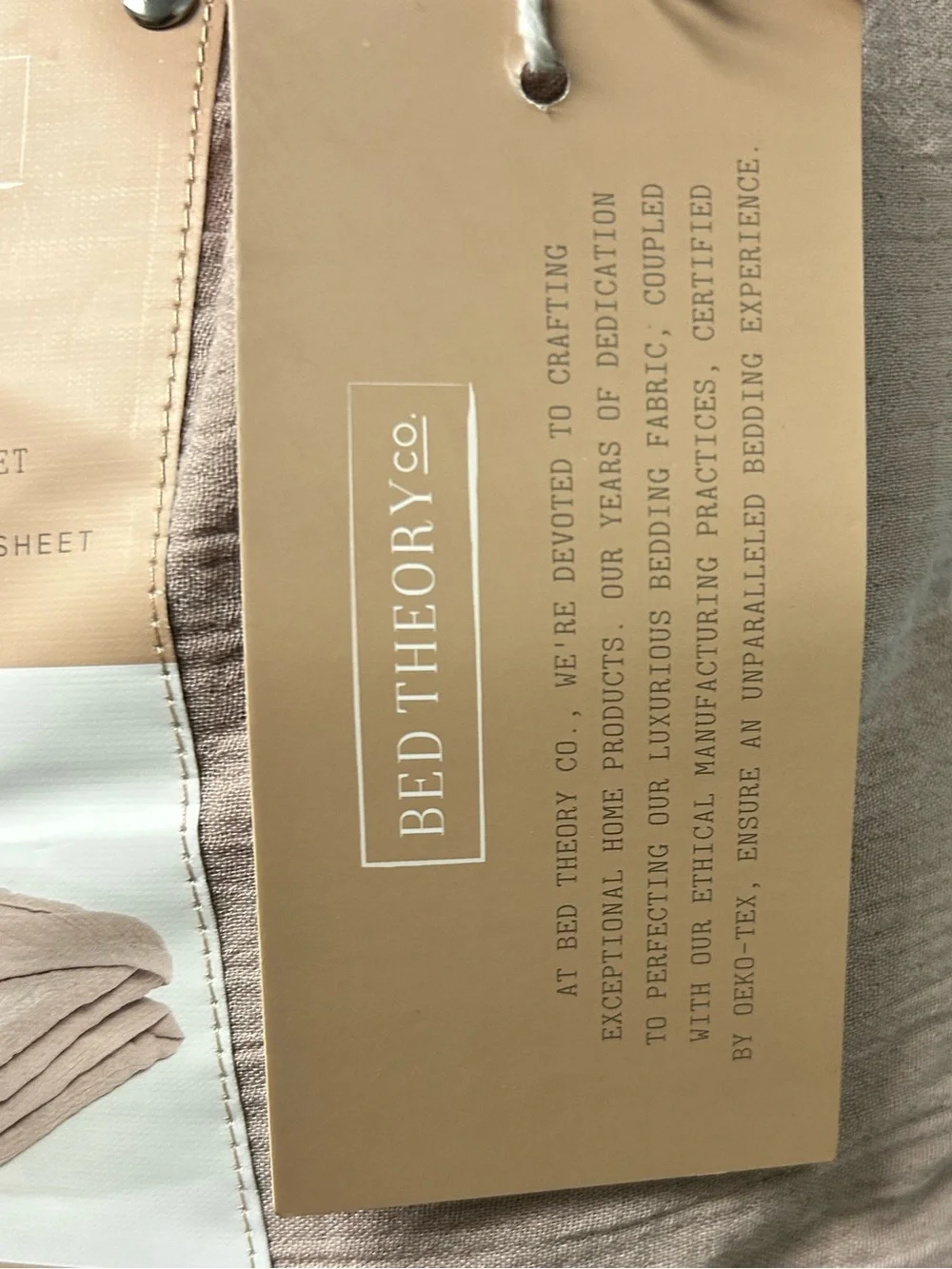 Bed Theory Four Piece Gauze Queen Adobe Rose Sheet Set Soft Unique Texture